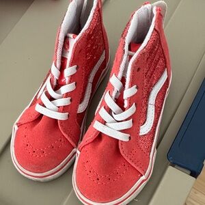 Vans Kids Strawberry Color High-Top Sneakers